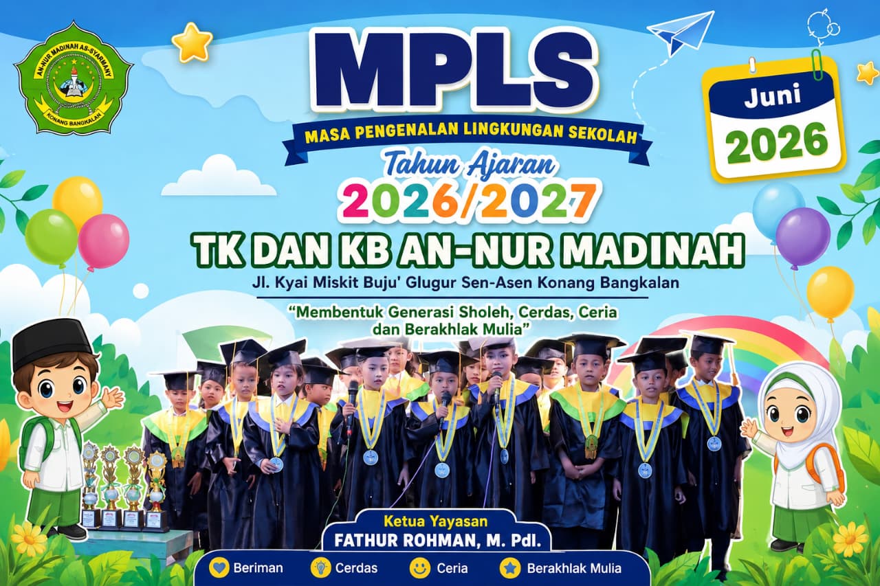 Wisuda KB dan TK An-Nur Madinah Konang